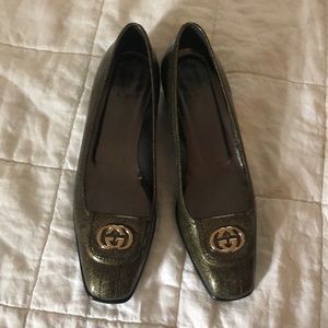 Gucci Patent Leather Low Heel